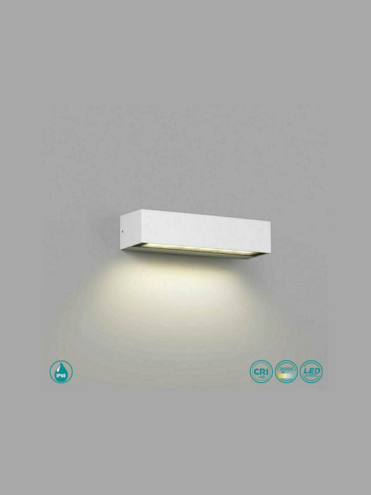 Faro Barcelona Lako Wall-Mounted Outdoor Ceiling Light LED IP65 8W 22x4.8εκ.