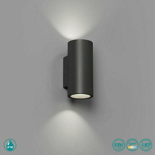 Faro Barcelona Thon Wall-Mounted Outdoor Spot Light LED IP55 30W 30x14εκ.