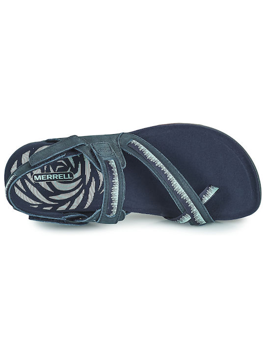Terran 3 Cush Convert Women's Flat Sandals Anatomic Sporty in Navy Blue Color