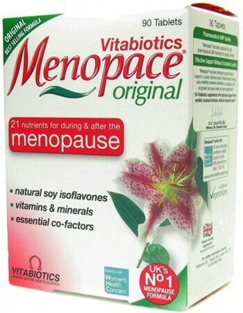 Vitabiotics Menopace Original 21 Nutrients Ergänzung für die Menopause 30 Registerkarten