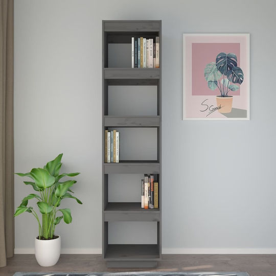 Βιβλιοθήκη Γκρι 40x35x167εκ.