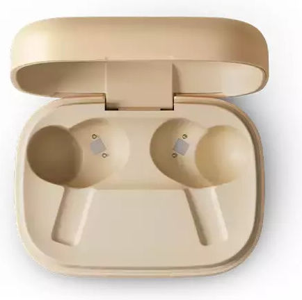 Bang & Olufsen Beoplay EX In ear Bluetooth хендсфри Слушалки с Устойчивост на Пот и Кутийка за Зареждане Gold Tone