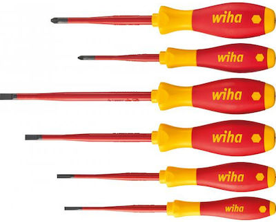 Wiha Softfinish Electric Set 6 Electrician 1000V Screwdrivers