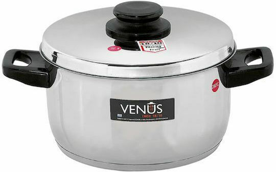 Venus Βαθιά Ανοξείδωτη Κατσαρόλα 5.4lt / 26cm Venus Βαθιά Ανοξείδωτη Κατσαρόλα 5.4lt / 26cm