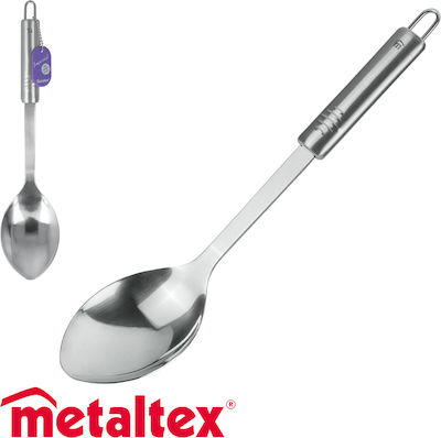 Metaltex La mică adâncime Lingură de bucătărie Inox 1buc