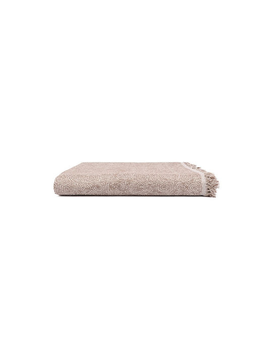 Mc Decor Peal Ριχτάρι Διθέσιου Καναπέ Chenille 180x250εκ. Mink