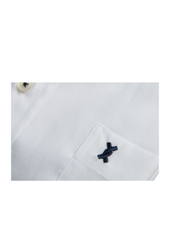 Men's Shirt with Long Sleeves Regular Fit White
