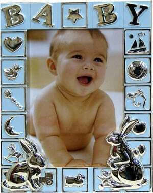 Inart Metallic Photo Frame 13x18cm
