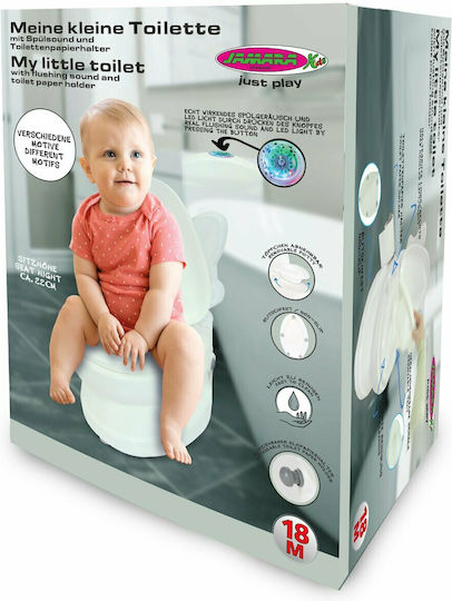 Jamara Töpfchen Toilette mit Deckel Weiß bis 25kg