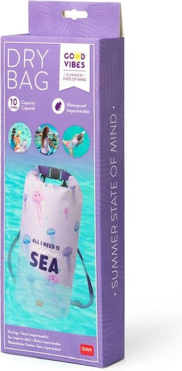 Legami Milano Jellyfish Waterproof Bag Backpack Purple