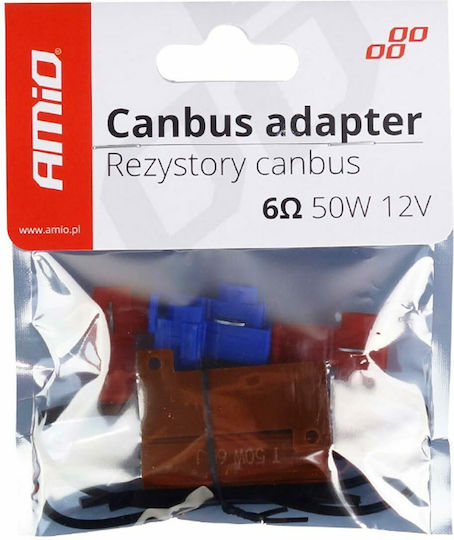 AMiO CAN bus Car Fault Indicator Cancellers 50W 12V 6ohm 2pcs