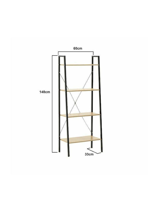 Bibliotheken Beiges 60x32.5x148cm