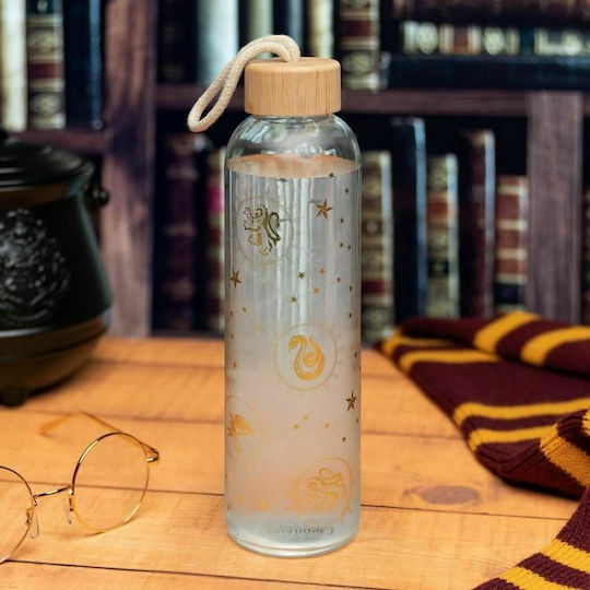 Paladone Harry Potter Μπουκάλι Νερού Γυάλινο με Βιδωτό Καπάκι Διάφανο 600ml