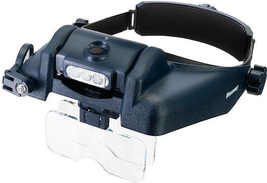 Discovery DHD 40 Ochelari / Mască de Muncă cu Mărire cu Transparenți Lentile și cu Lumină Led 1buc