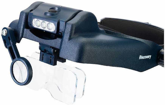 Discovery DHD 40 Ochelari / Mască de Muncă cu Mărire cu Transparenți Lentile și cu Lumină Led 1buc