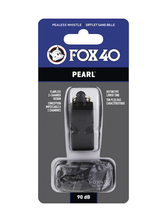 Fox40 Pearl Safety Coaches Whistle with Cord Fox40 Pearl Safety Coaches Whistle with Cord