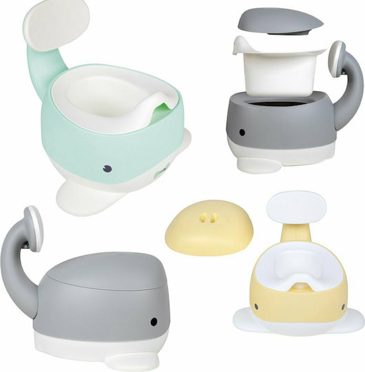 FreeOn Töpfchen Toilette Wal mit Deckel Türkis bis 30kg
