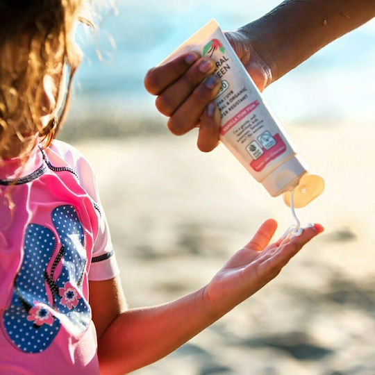 Suntribe Organic Mineral SPF30 Αδιάβροχο Παιδικό Αντηλιακό Γαλάκτωμα για Πρόσωπο & Σώμα 100ml Vanilla