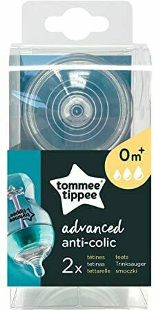 Tommee Tippee Advanced Θηλές από Σιλικόνη Αργής Ροής για 0+ μηνών 2τμχ