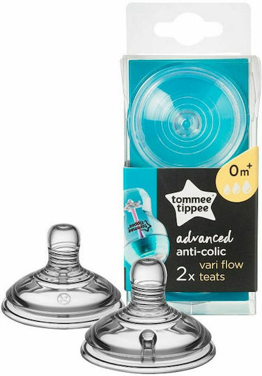 Tommee Tippee Advanced Θηλές από Σιλικόνη Αργής Ροής για 0+ μηνών 2τμχ