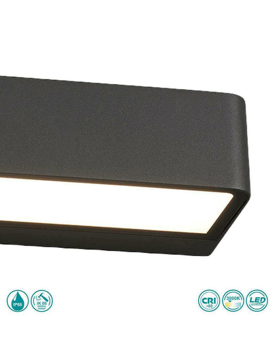 Faro Barcelona Takua Wall-Mounted Outdoor Ceiling Light LED IP65 10W 20x5.5εκ.