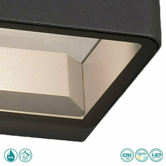 Faro Barcelona Axel Wall-Mounted Outdoor Ceiling Light LED IP65 6W 14x12εκ.