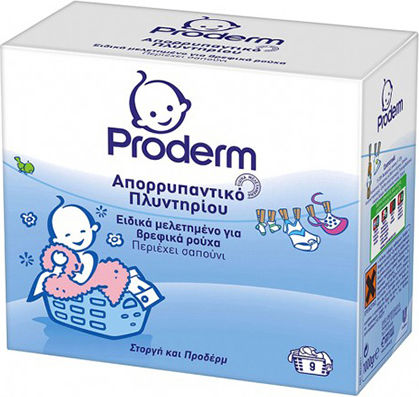 Proderm Βρεφικό Απορρυπαντικό Ρούχων σε Σκόνη 1kg (9 Μεζούρες)