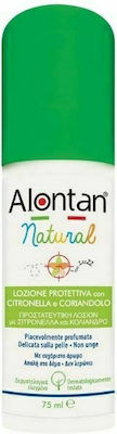 Alontan Insect Repellent Spray Lotion with Sitronella and Coliandros Natural 75ml