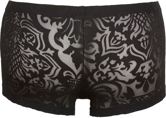 Svenjoyment Underwear Spitzen Halbtransparentes Boxershorts Herren Sexy Boxer Black 21307261701