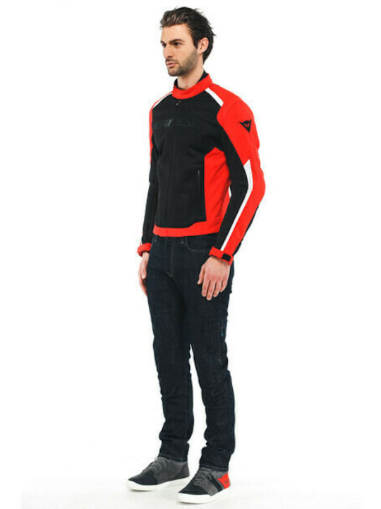 Hydraflux 2 Air D-Dry Summer Men's Motorcycle Jacket Waterproof Black/Lava Red