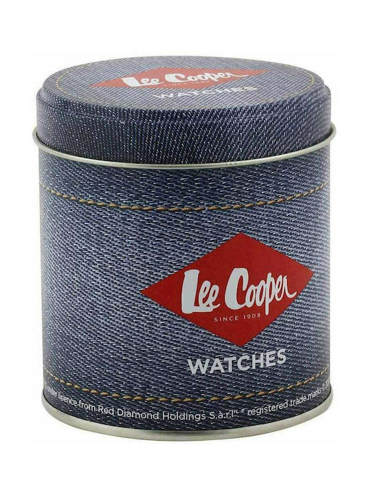 Lee Cooper Watch Chronograph Battery with Silver Metal Bracelet