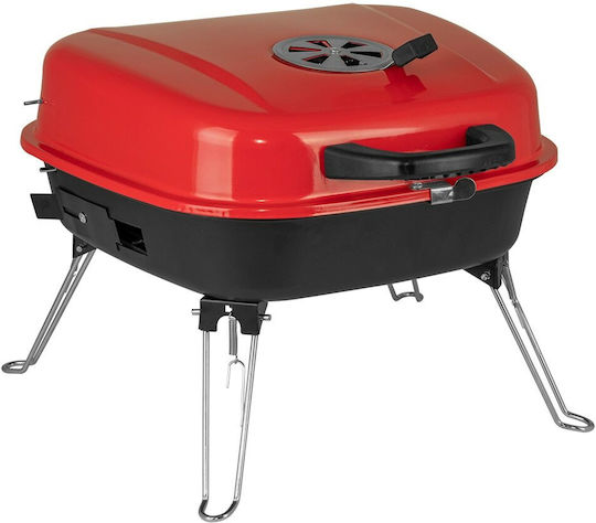 Muhler 806 Galvanized Charcoal Grill with Lid 40cmx40cm