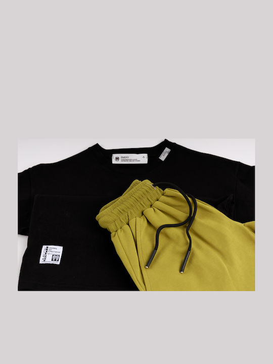 Set pentru copii cu șorturi Vară 2buc Negru
