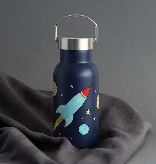 A Little Lovely Company Ανταλλακτικό Καπάκι για Θερμός 350ml από Ατσάλι Ασημί