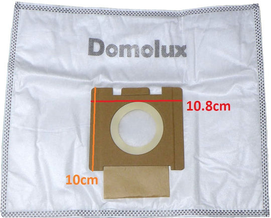 Domolux 08.56 Σακούλες Σκούπας 5τμχ Συμβατή με Σκούπα Hoover