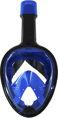 Bluewave Μάσκα Θαλάσσης Full Face Μαύρο / Σκούρο Μπλε S/M