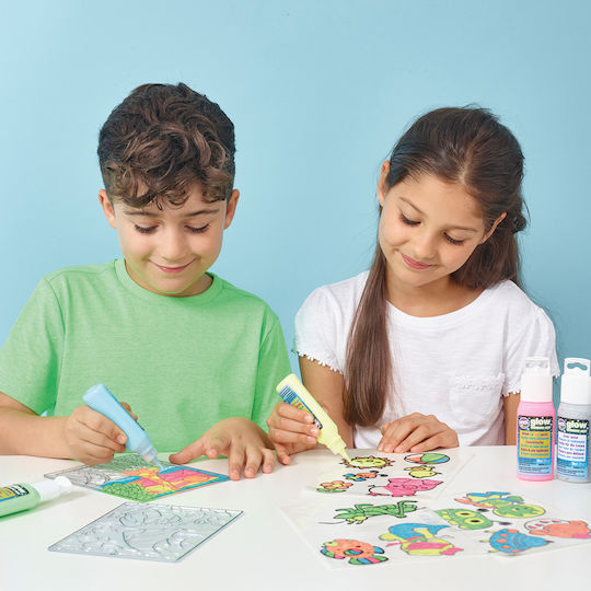 Brainstorm Pictură Creez Decoratiuni Fosforescente pentru Fereastră pentru copii de 6+ ani+ ani