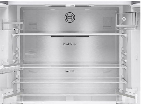 Bosch Side-by-Side Refrigerator 605lt Total NoFrost H183xW91xD73.1cm Black KFN96AXEA