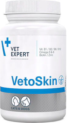 VetExpert Vetoskin Supliment alimentar pentru câini sub formă de pastile 90 filete