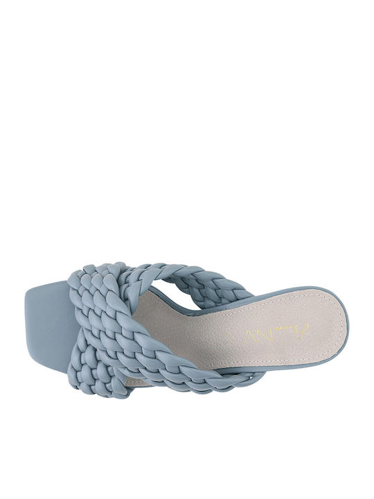 Damen Sandalen Hellblaue