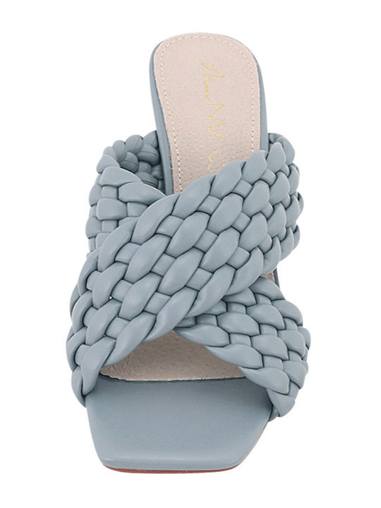 Damen Sandalen Hellblaue