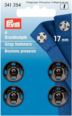 Prym Black Metal Stud Sewing Supply 4pcs 341254