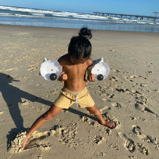 Sunnylife Monty The Monster Swimming Armbands Made Of Non-Toxic PVC For Ages 3-6 Multicolour