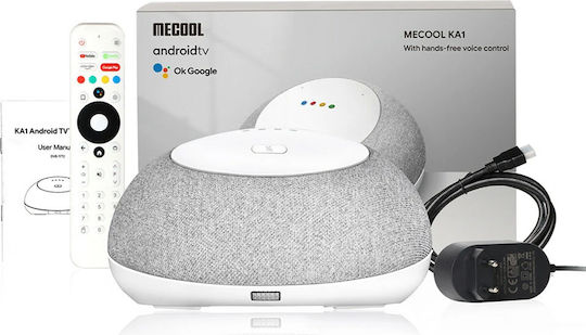 Mecool TV Box KA1 MCL-KA1 4K UHD with WiFi USB 3.0 4GB RAM and 32GB Storage Space with Operating System Android 11.0 and Google Assistant