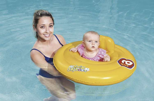 Bestway Βρεφικό Σωσίβιο Swimtrainer με Διάμετρο 69εκ. για 6 έως 12 Μηνών Κίτρινο