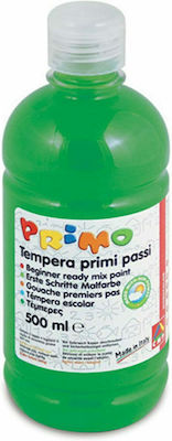 Primo Brillante Tempera Colour Paint Bottle 500ml Green 610