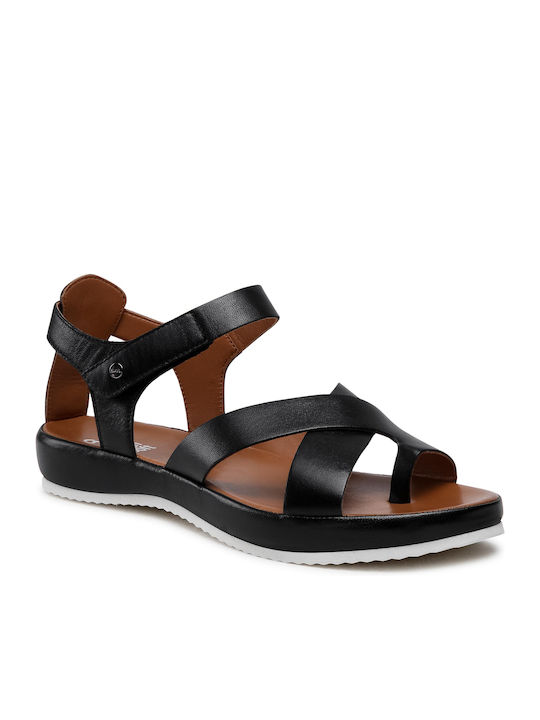 Ara Women's Flat Sandals Anatomic in Black Color