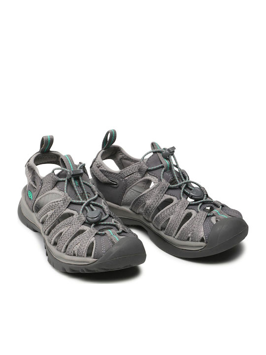 Whisper Γυναικεία Σανδάλια Sporty Γκρι