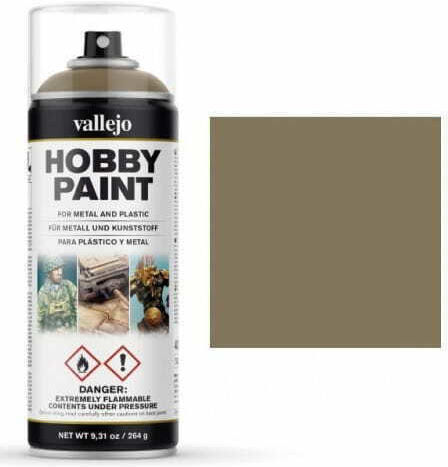 Acrylicos Vallejo Hobby Paint Χρώμα Μοντελισμού σε Spray US Khaki 400ml