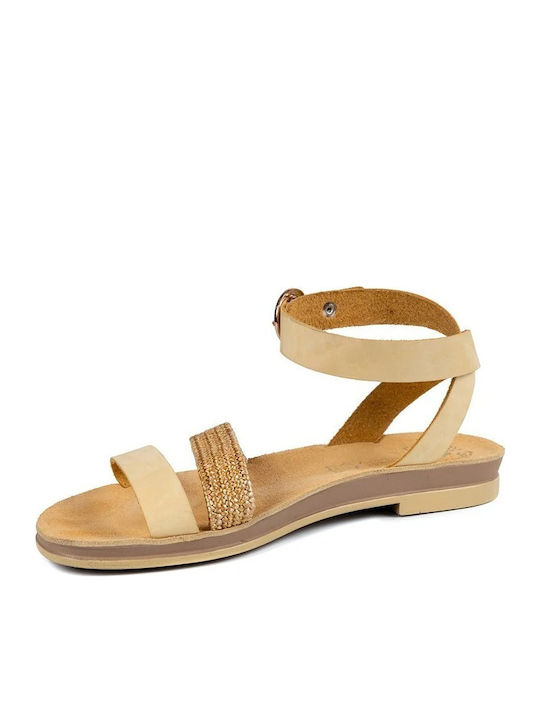 Kendal Sandale Casual Damă Anatomici Din Piele Honey
